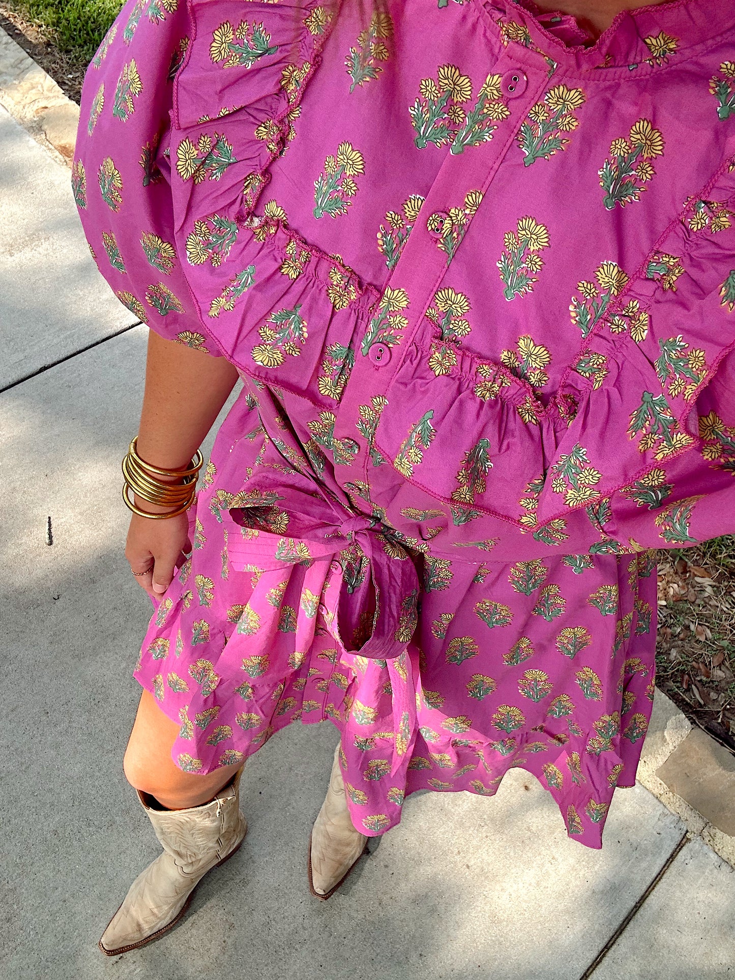 Floral Cluster Dress
