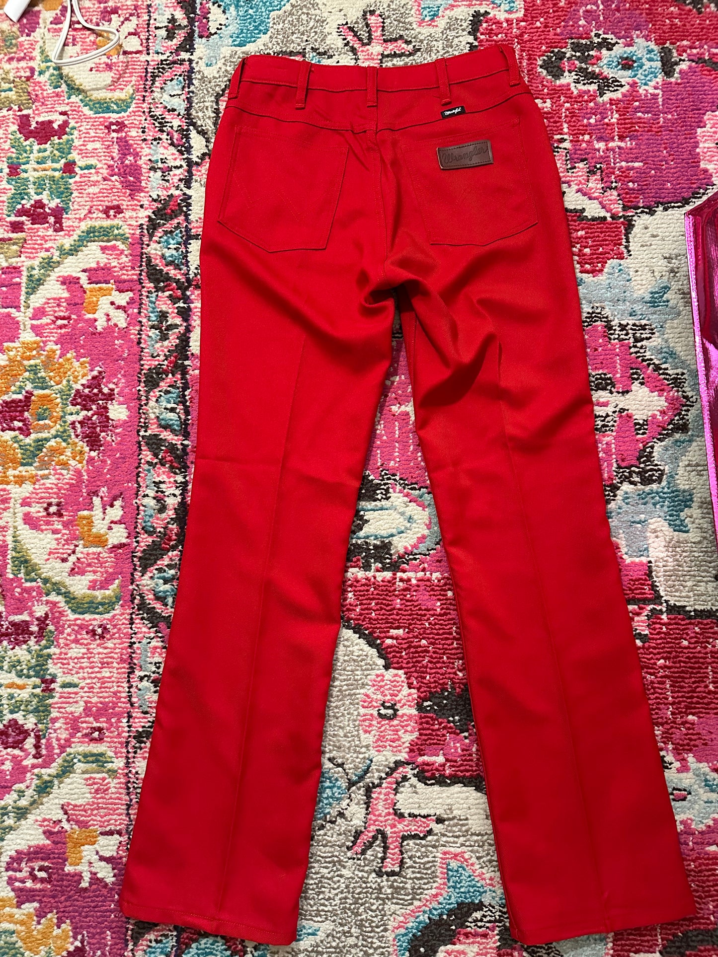 Red Wrangler Jeans