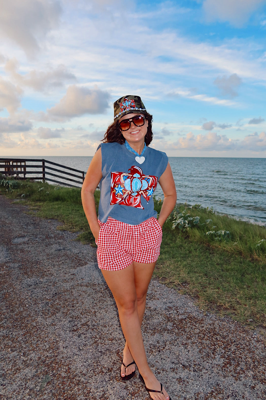 Lincoln Blue Thunderbird Tee