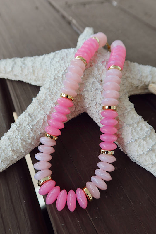 LuLu's Pink Chunky Necklace