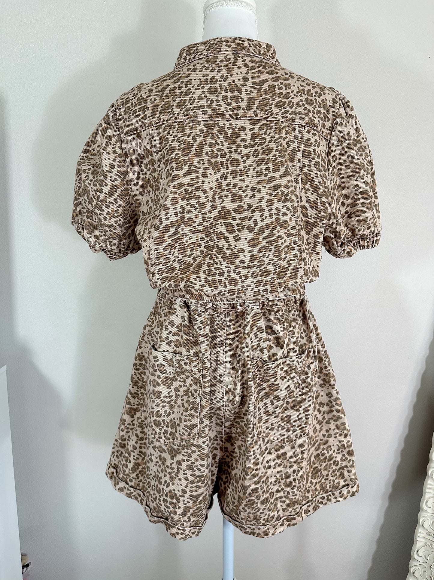 Cheetah Romper