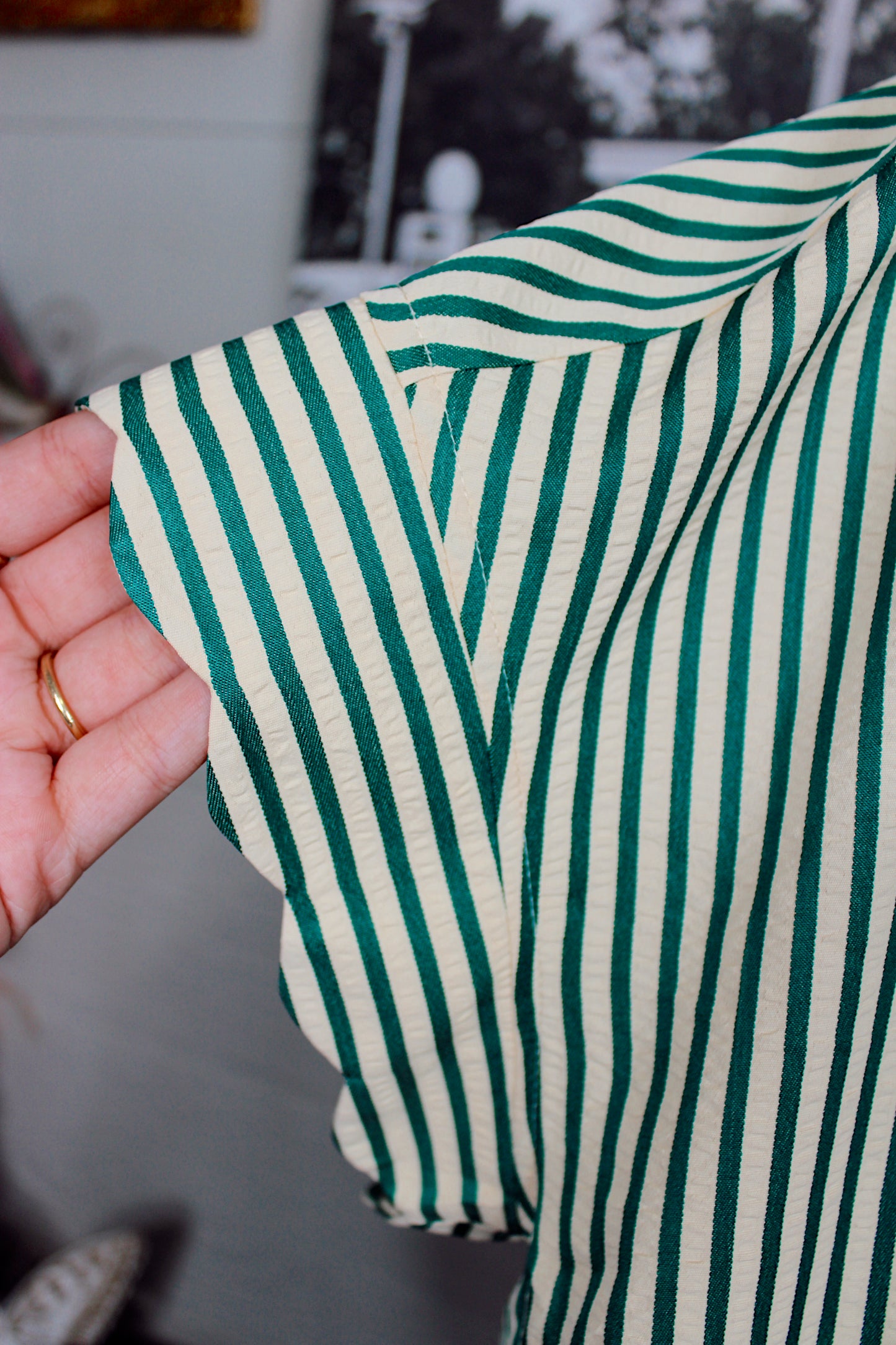 Kelly Striped Plus Size Top