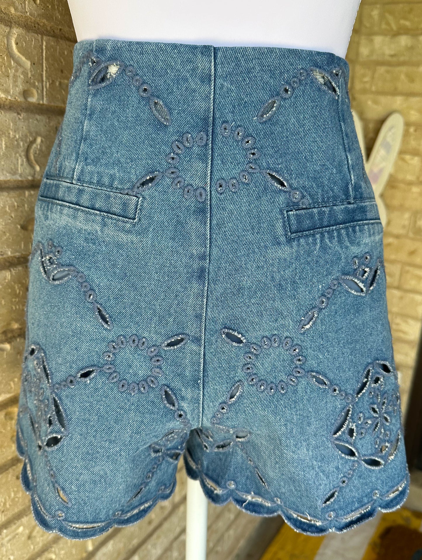 Denim Daisy Short PREORDER