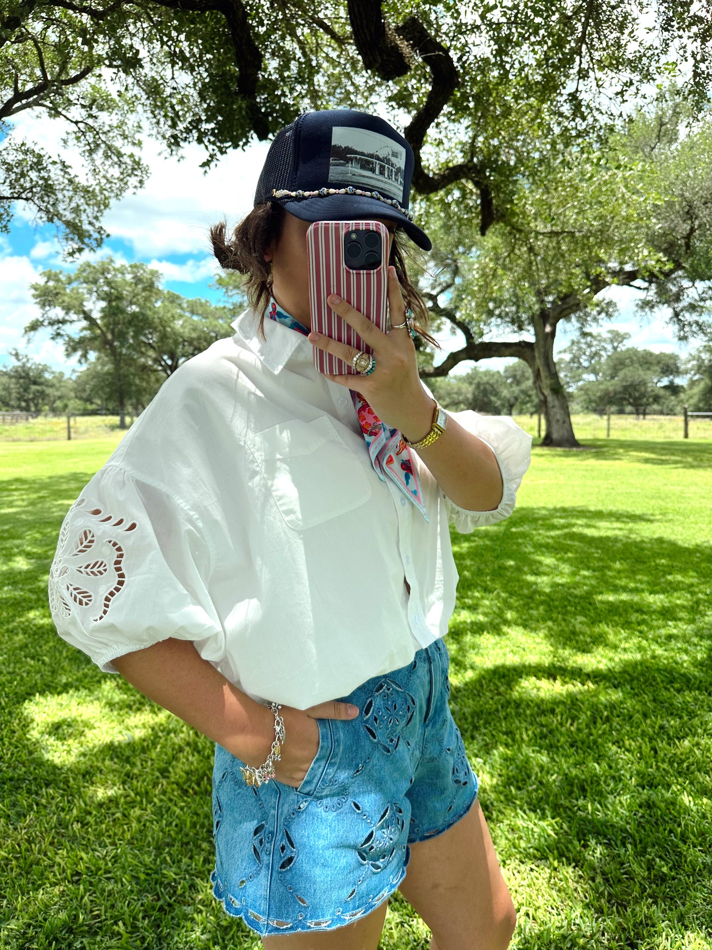 Denim Daisy Short PREORDER