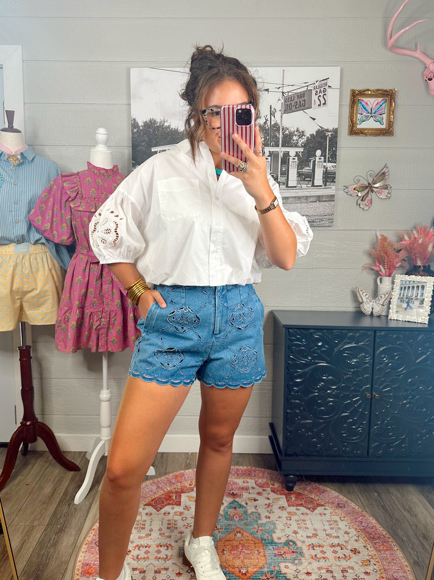 Denim Daisy Short RESTOCK