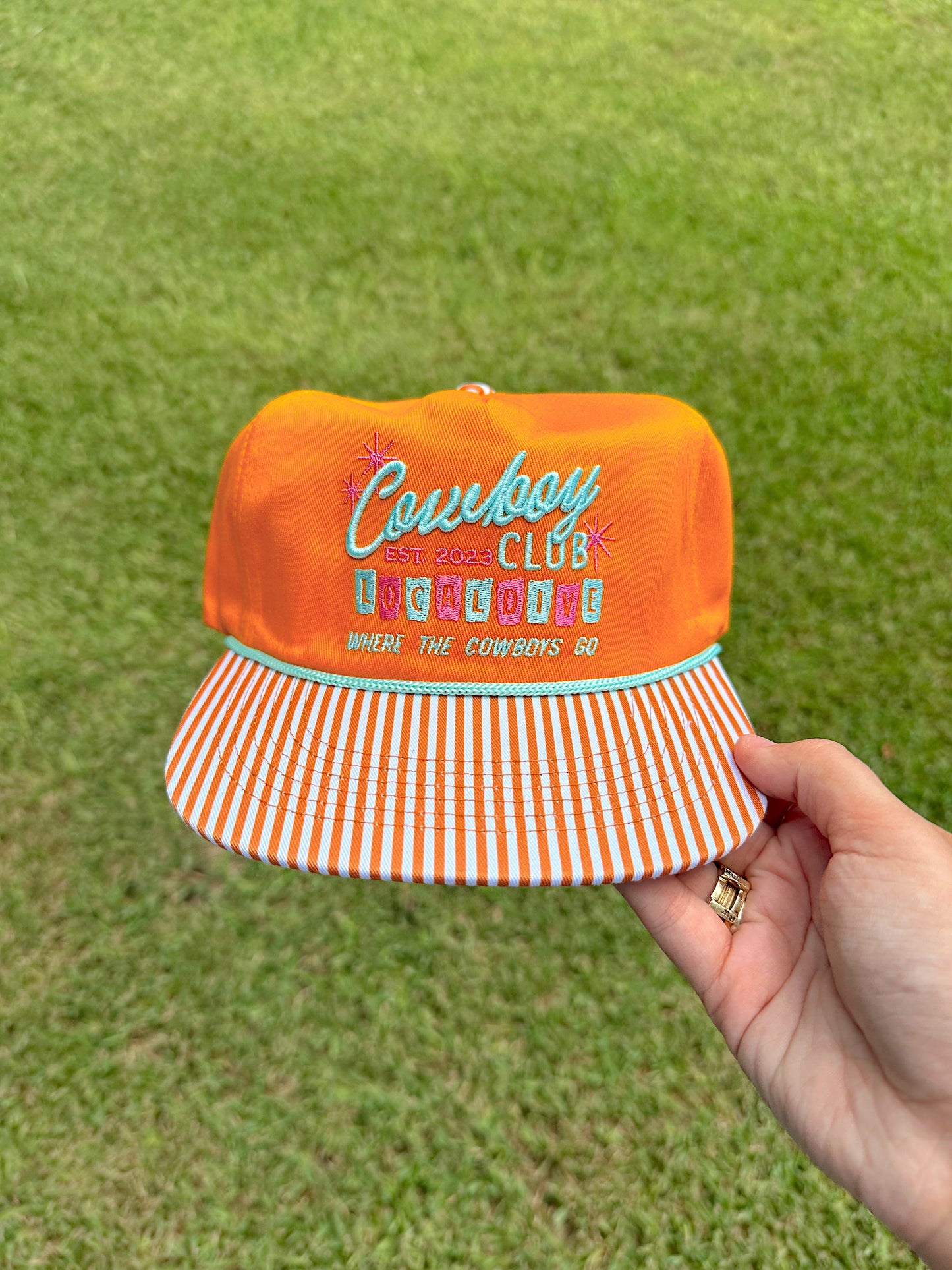 Cowboy Club Canvas Cap