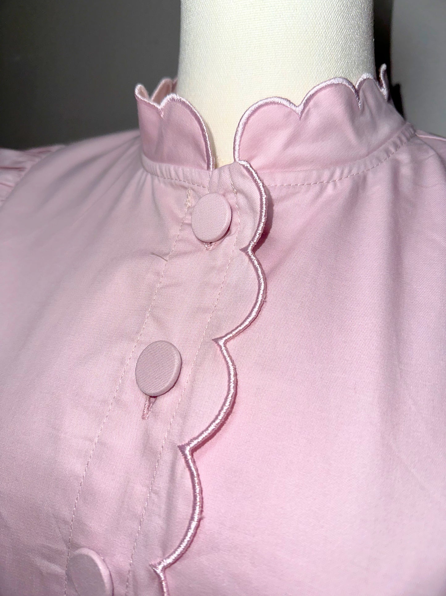 Wren Button Blush Top