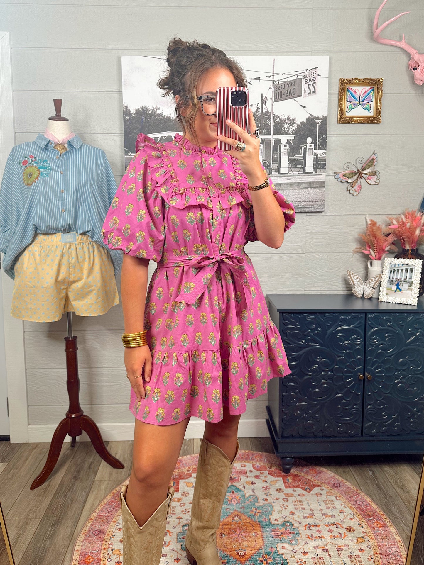 Floral Cluster Dress