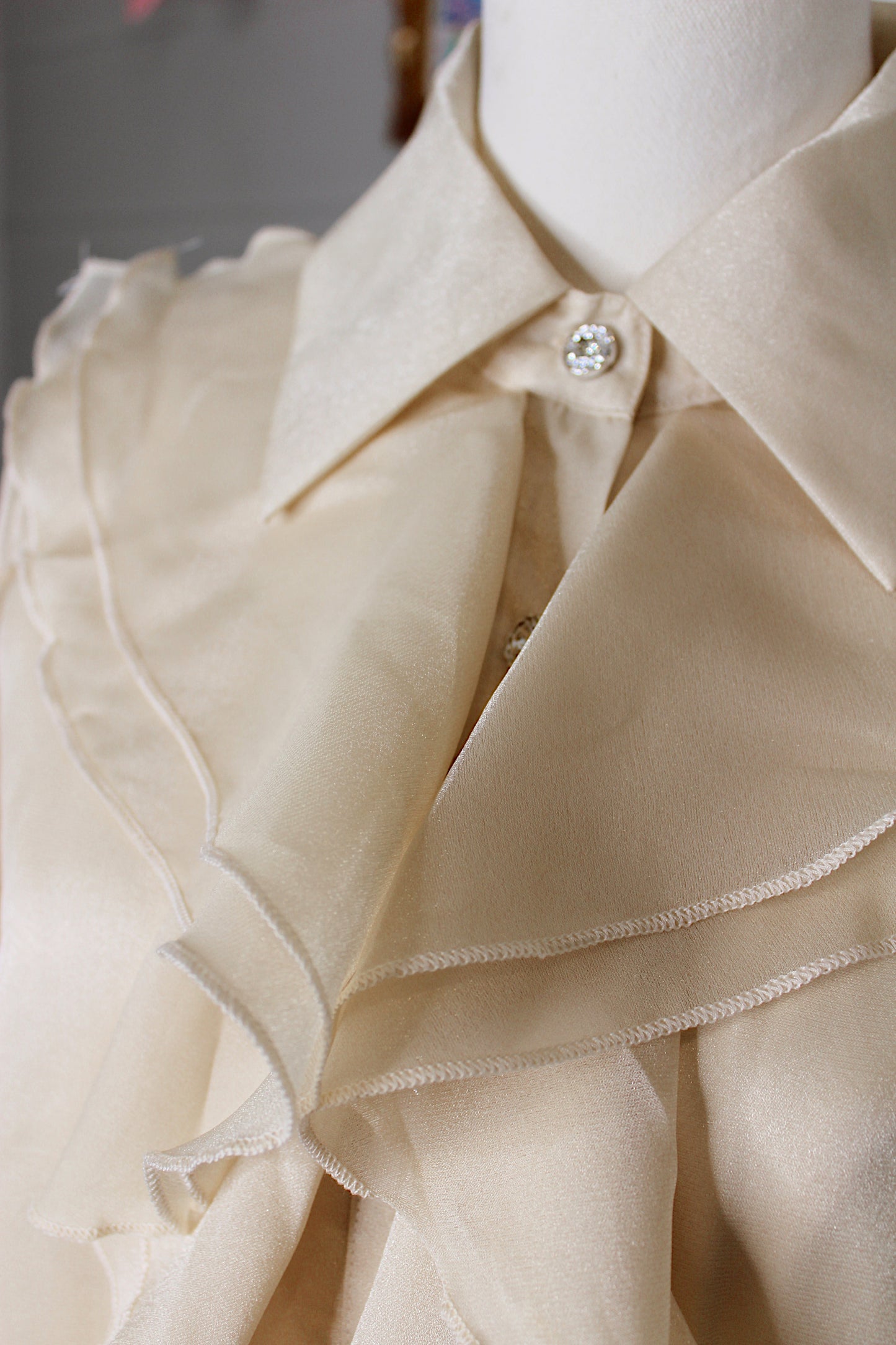 Amber Ruffled Chiffon Blouse