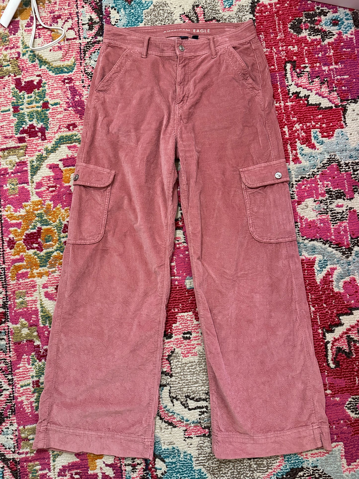 Mauve Corduroy AE Pants