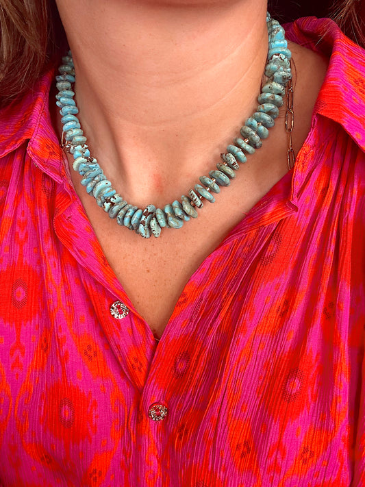 Canyon Water Turquoise Necklace