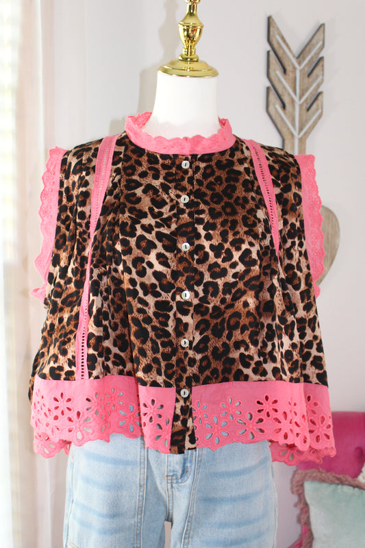 Scarlett Cheetah Blouse