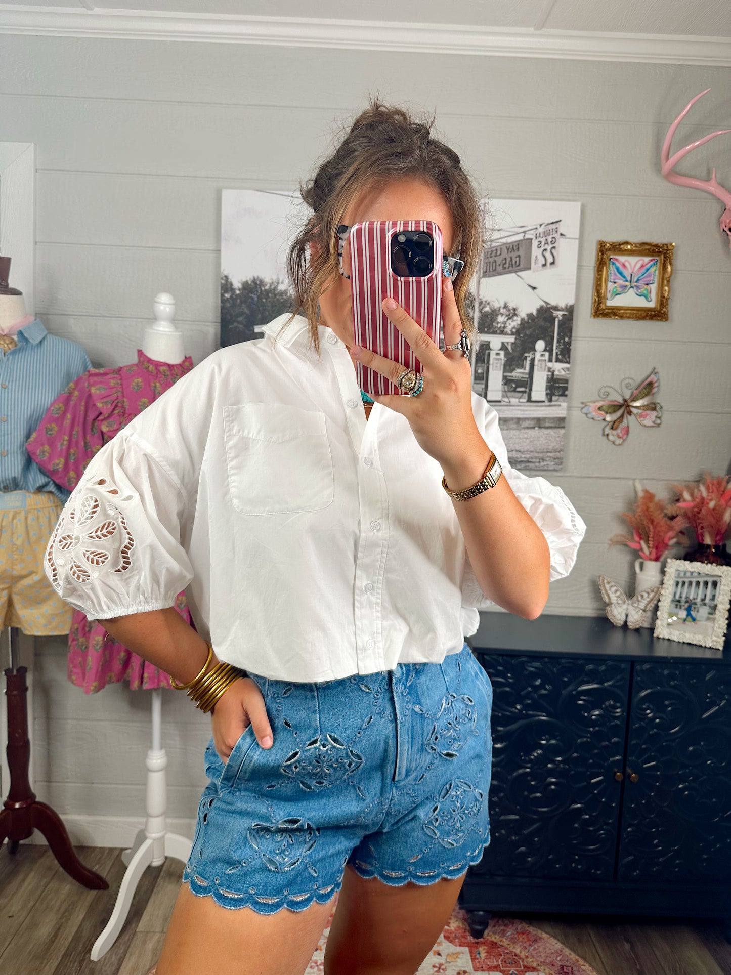Denim Daisy Short RESTOCK