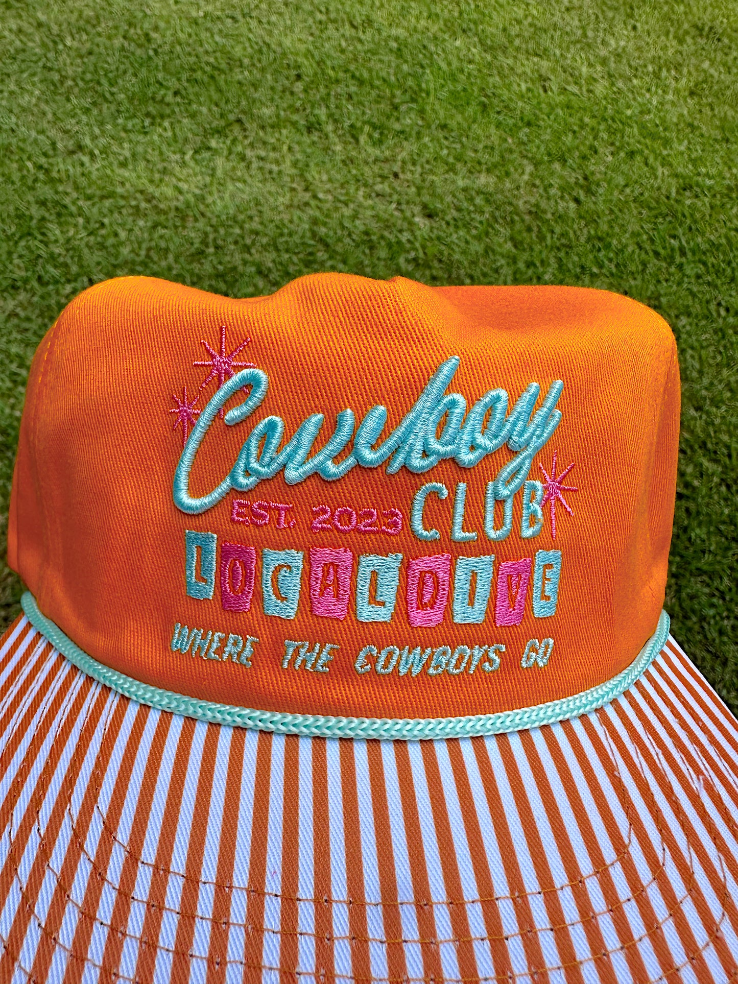 Cowboy Club Canvas Cap