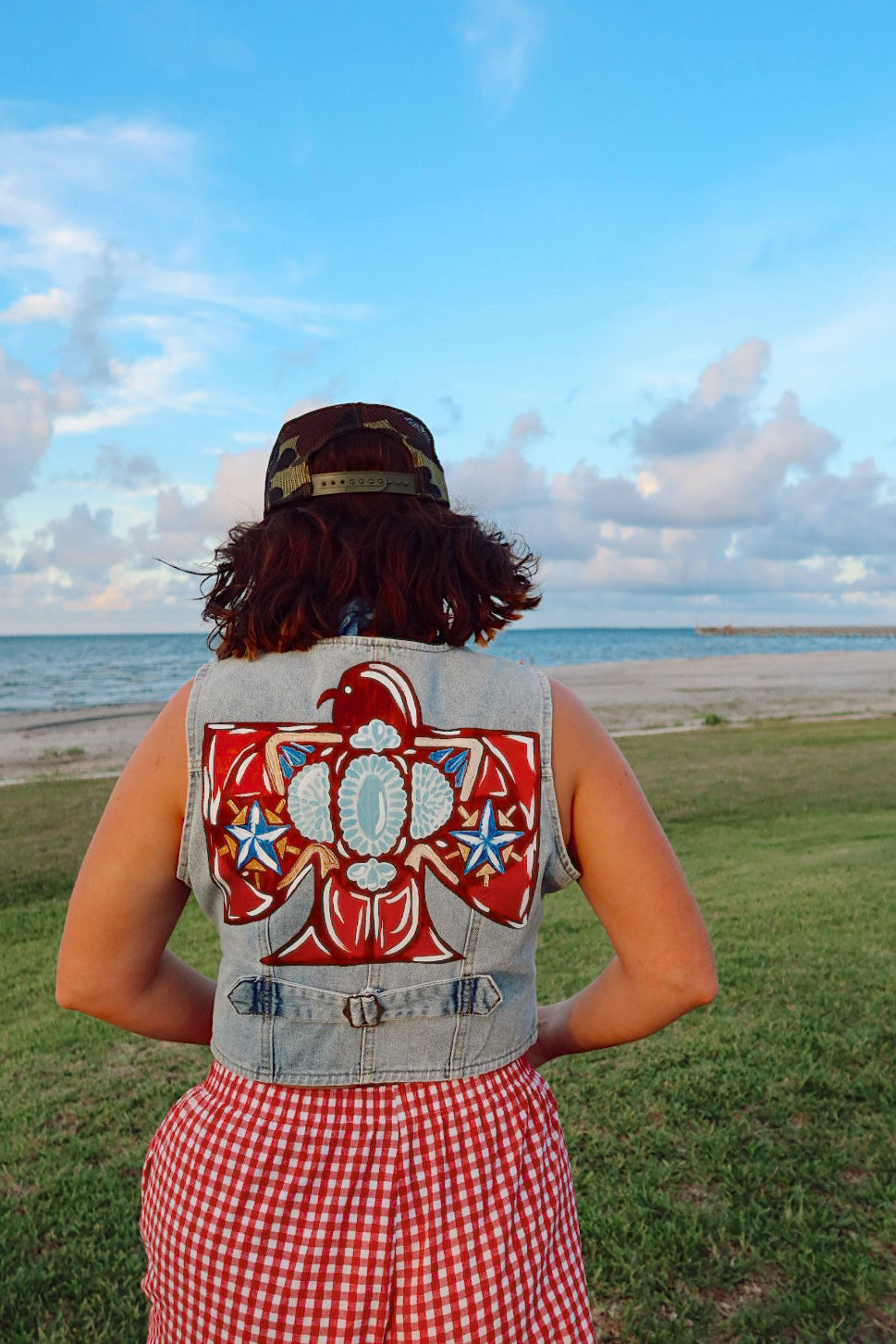 Emma Denim Thunderbird Vest