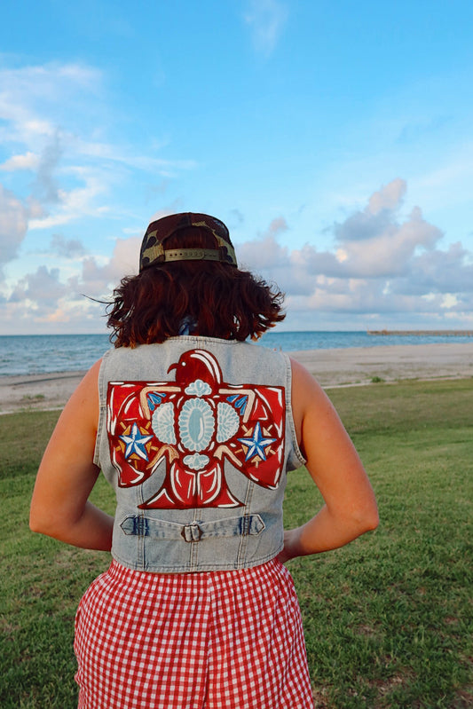 Emma Denim Thunderbird Vest