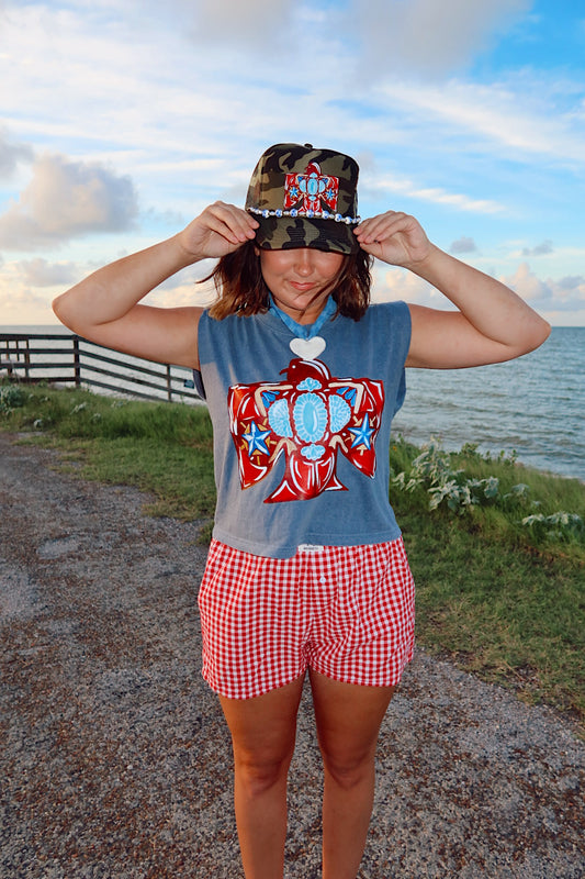 Lincoln Blue Thunderbird Tee