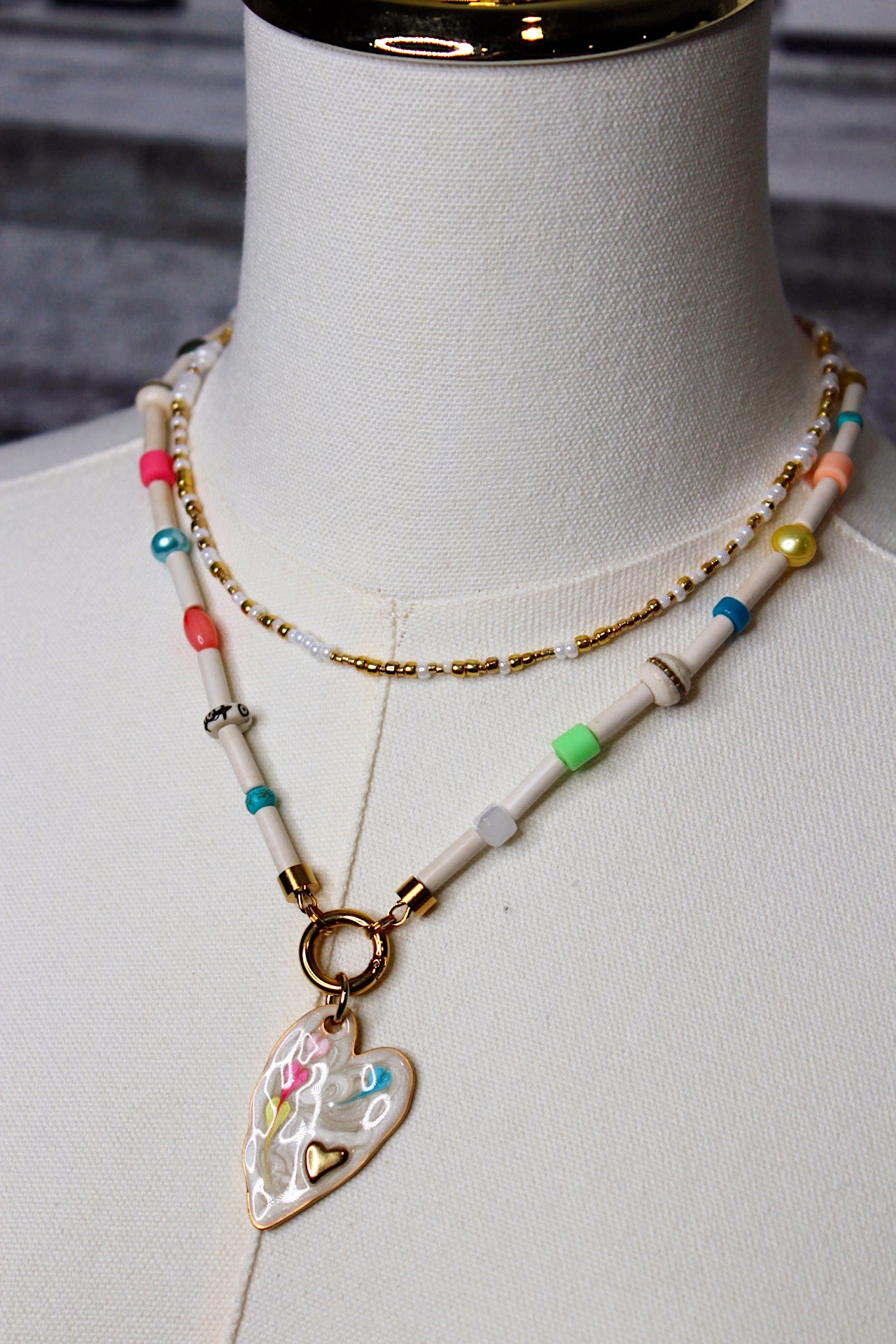 Gold + Pearl Unity Necklace