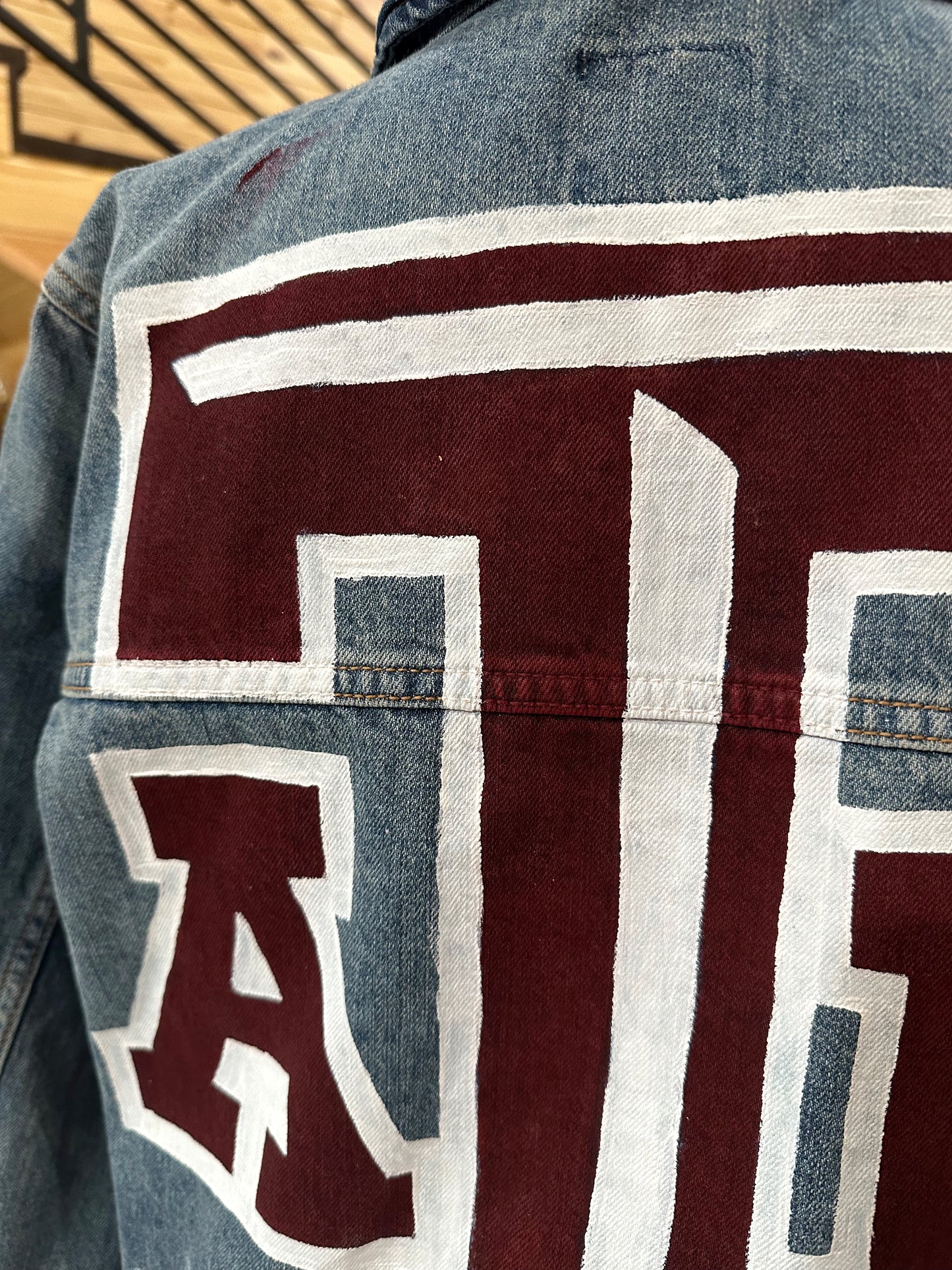 TAMU Hand Painted Jacket