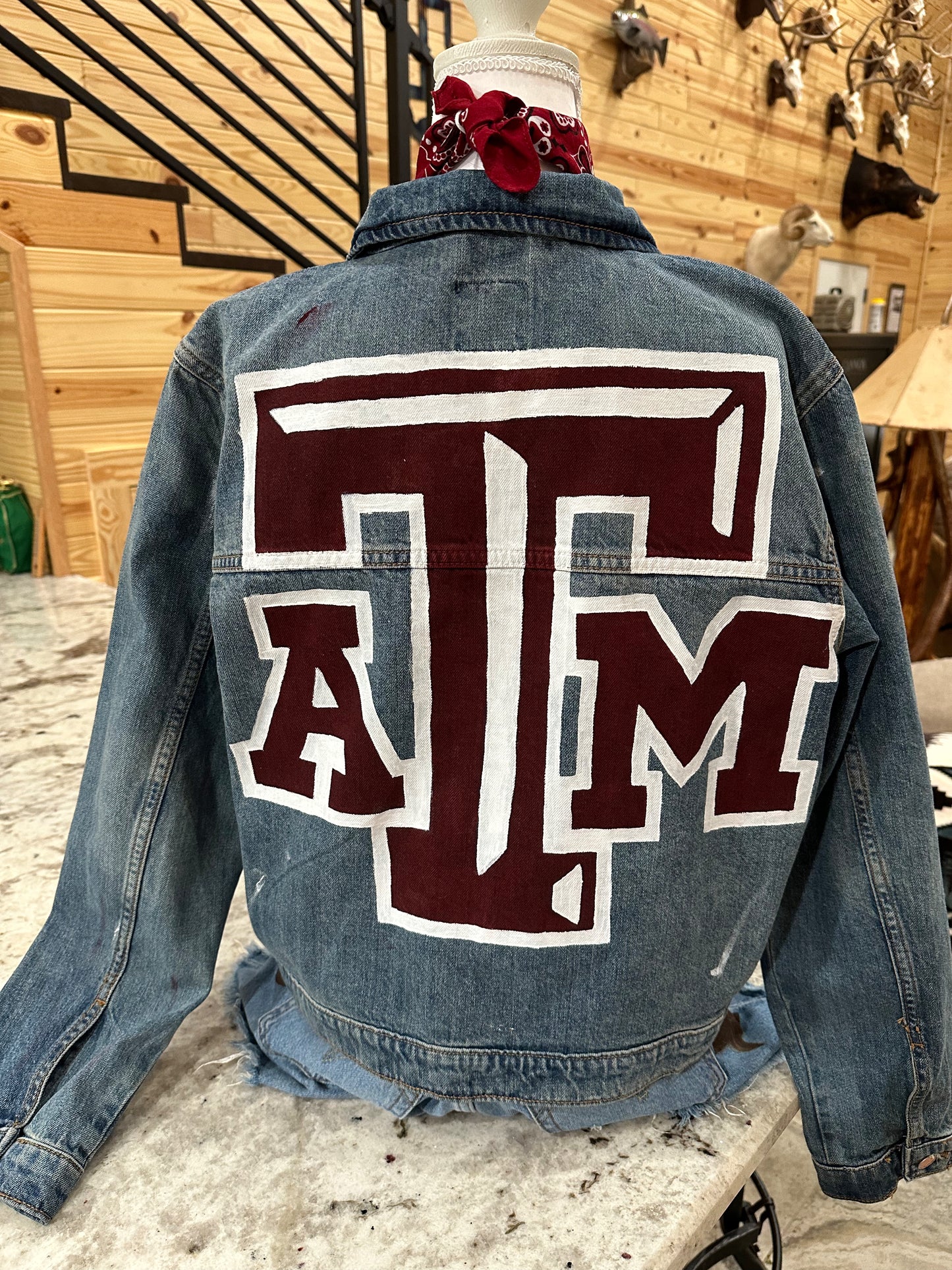 TAMU Hand Painted Jacket