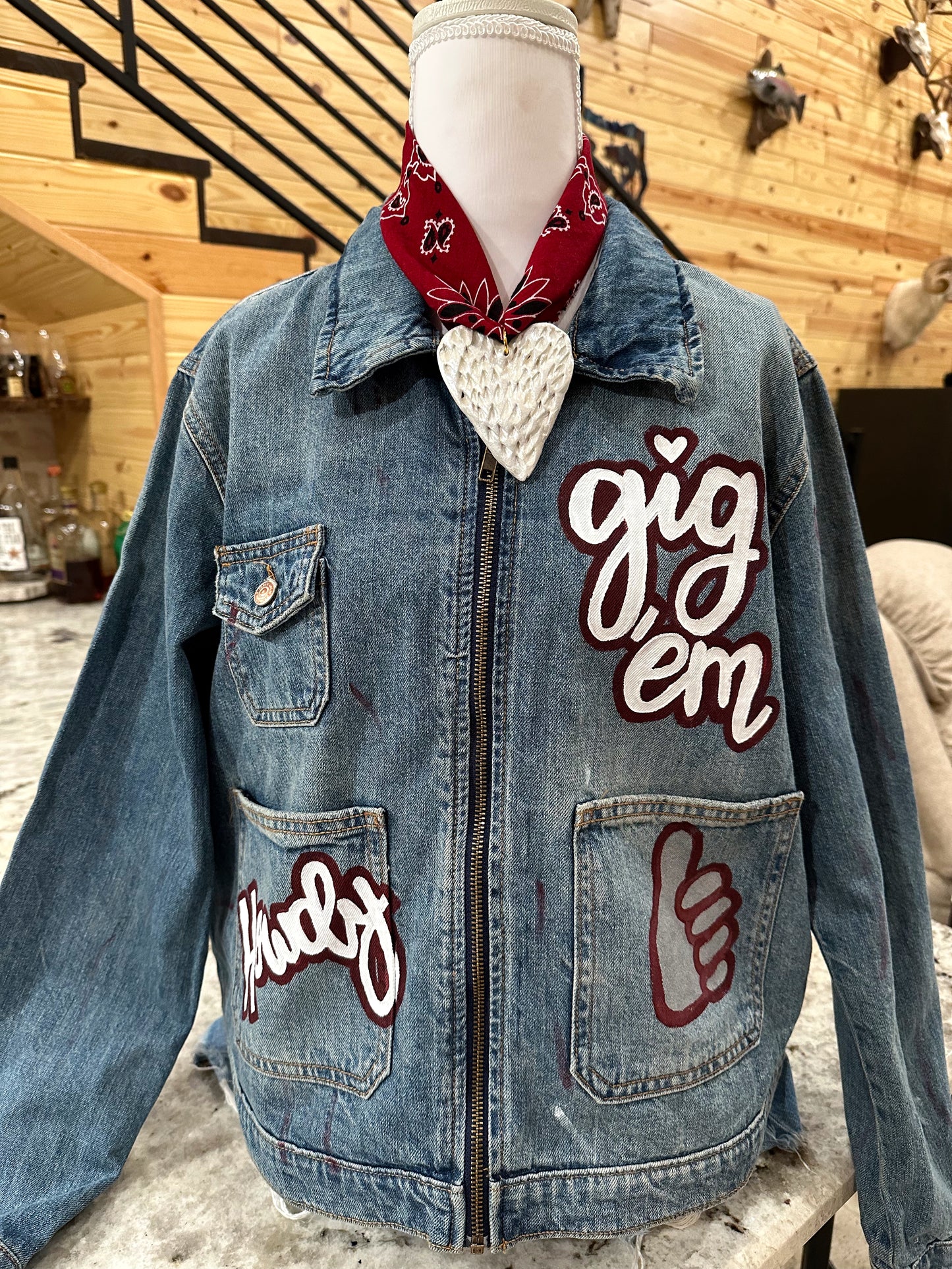 TAMU Hand Painted Jacket