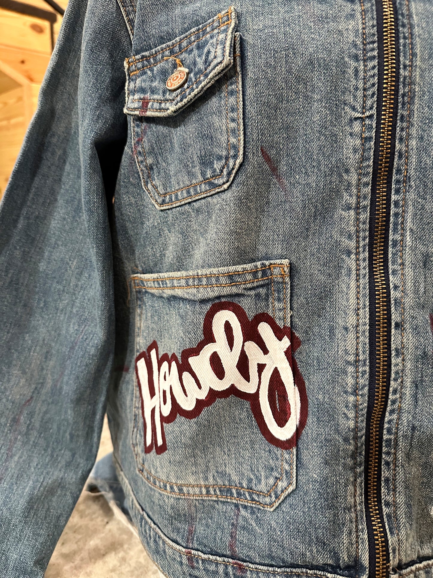 TAMU Hand Painted Jacket