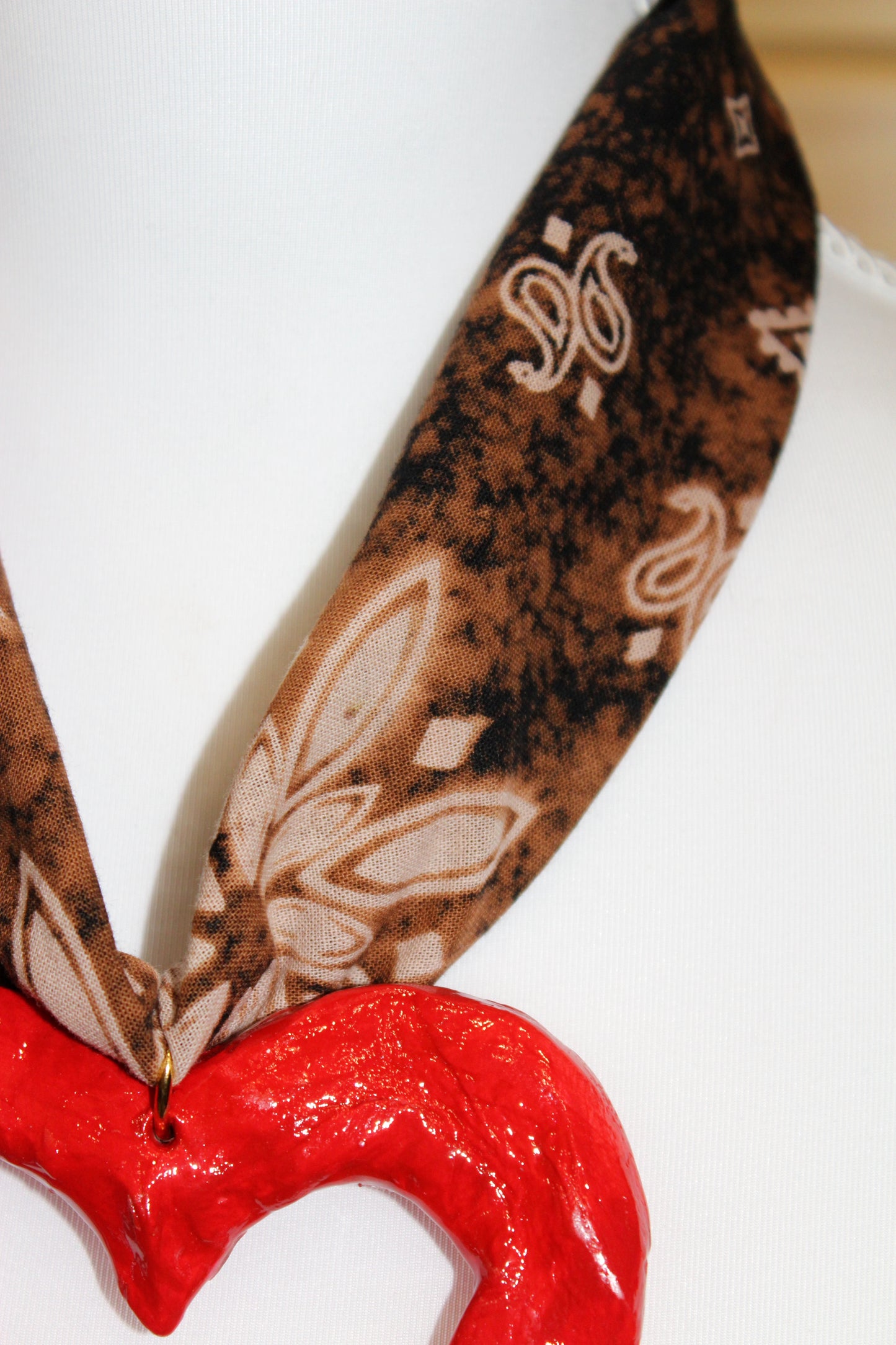 Fire Hot Bandana Necklace