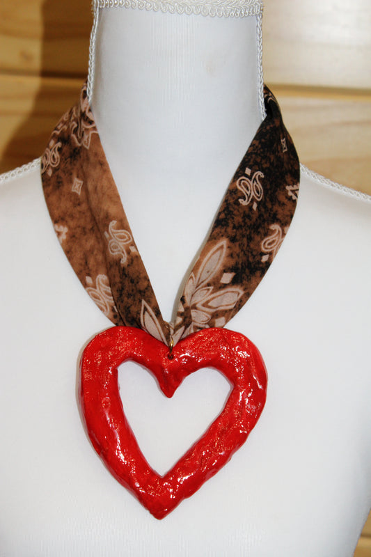Fire Hot Bandana Necklace