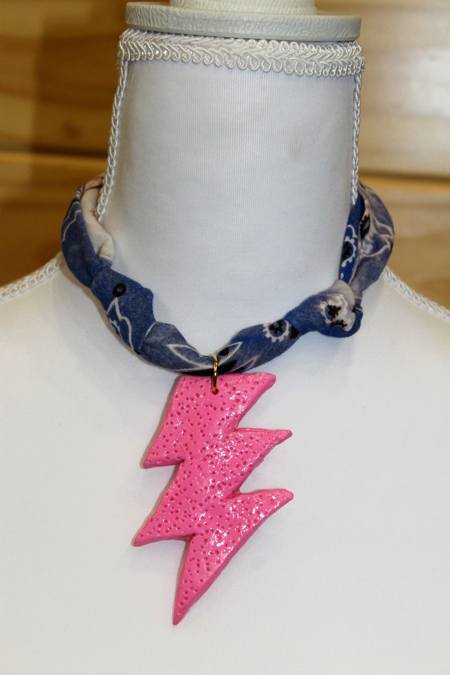 Bolt Babe Bandana Necklace