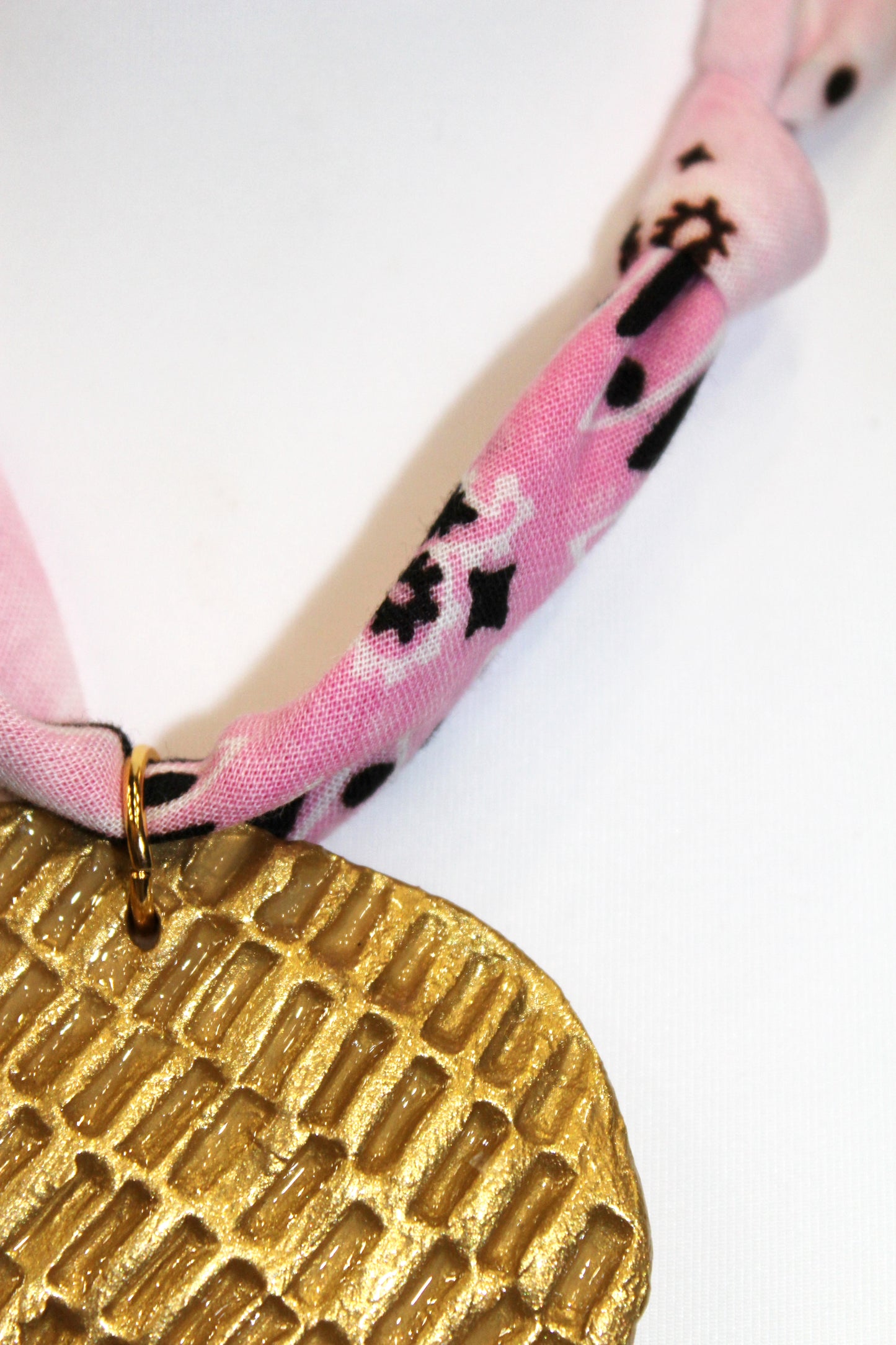 Blushing Token Bandana Necklace