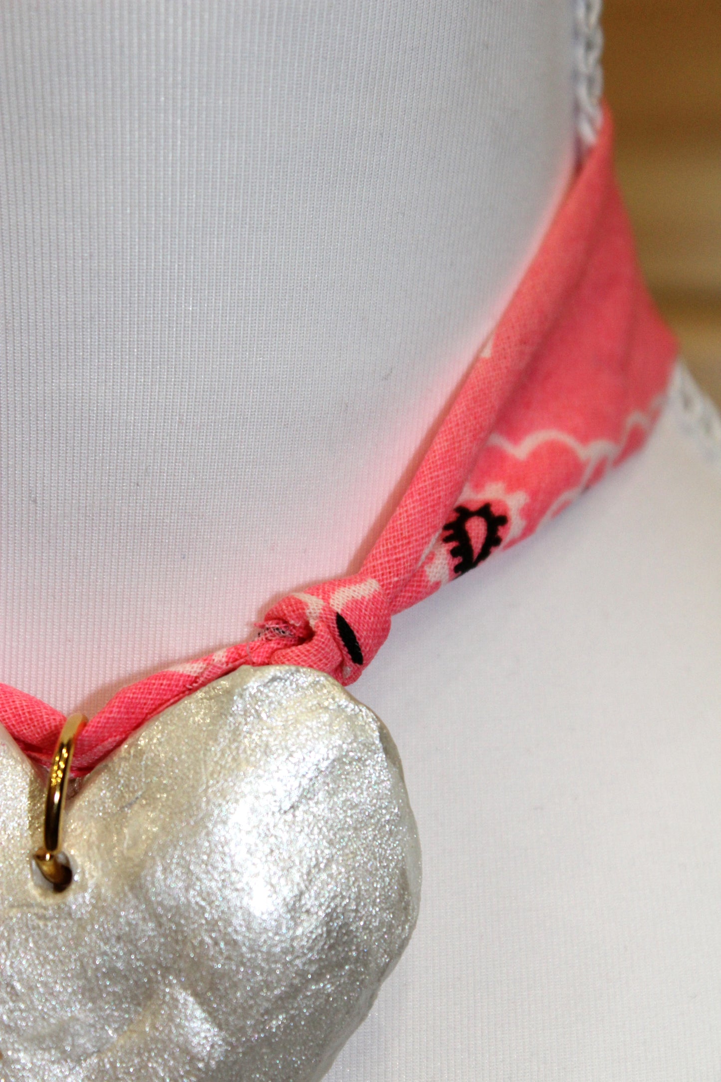 Blushing Pearl Bandana Necklace