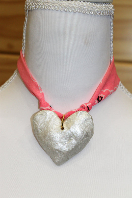Blushing Pearl Bandana Necklace
