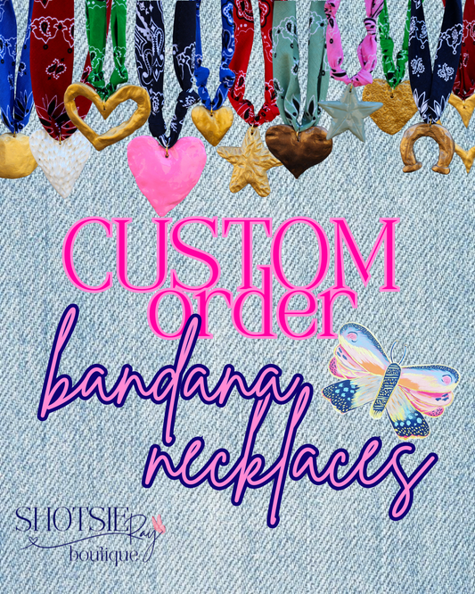 MAKE YOUR OWN Bandana Necklace