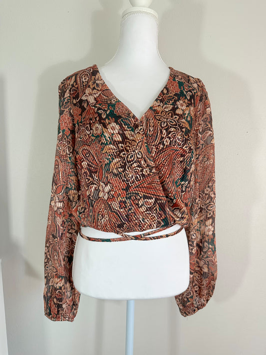 Fall Flower Blouse
