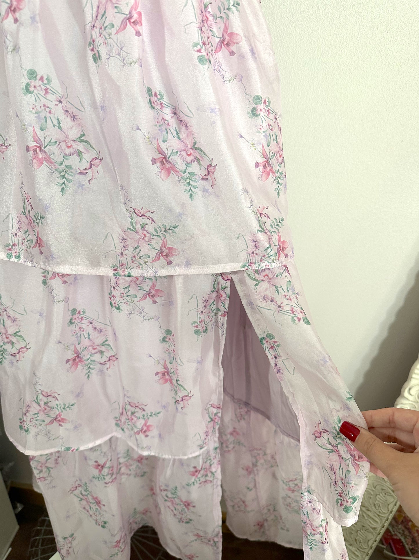 NWT Lulu’s Floral Purple Dress