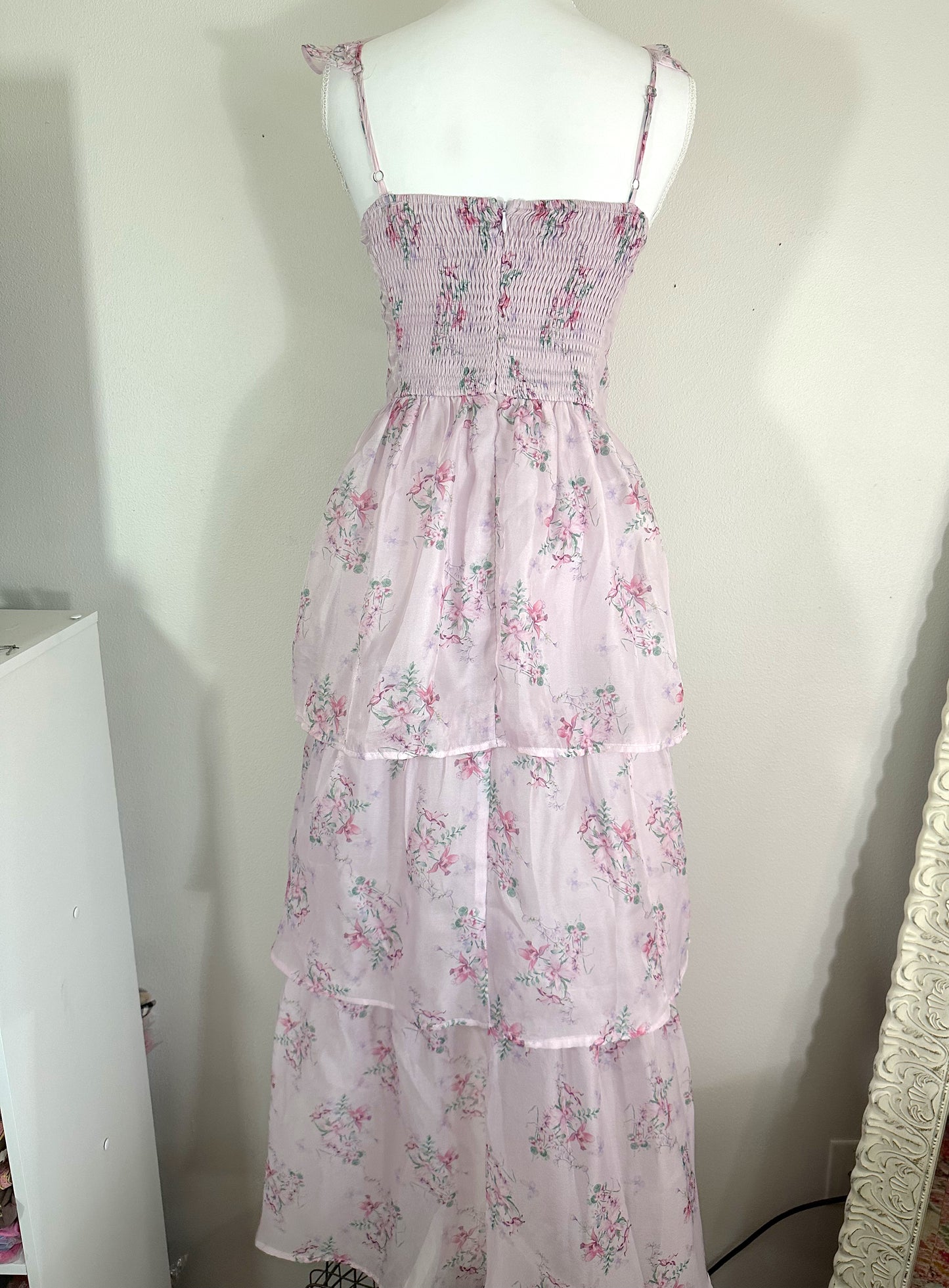 NWT Lulu’s Floral Purple Dress