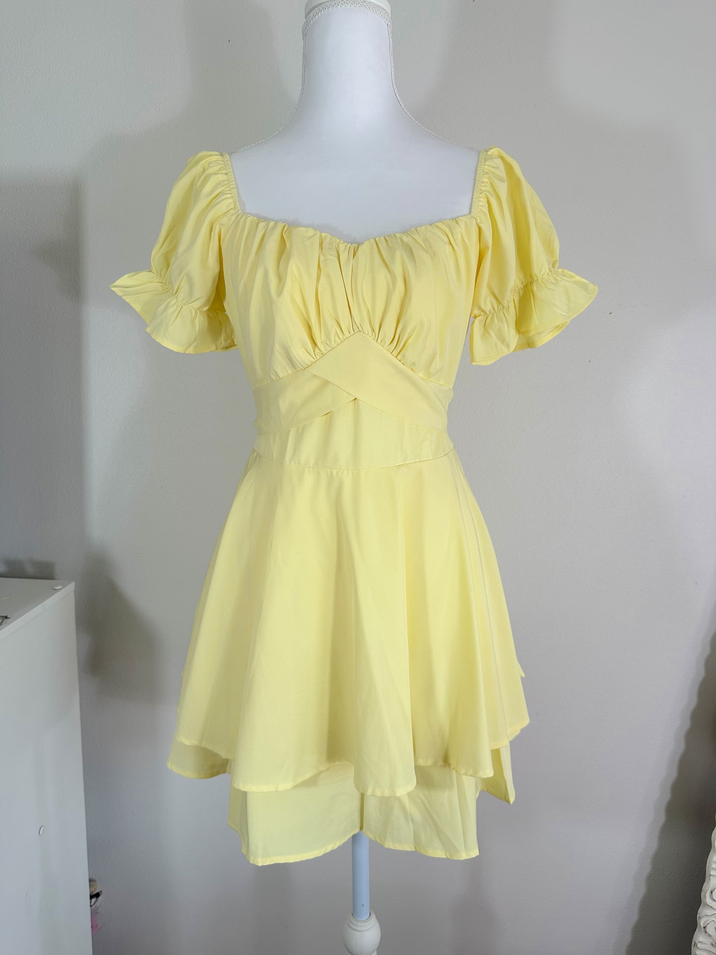 Yellow Flowy Romper