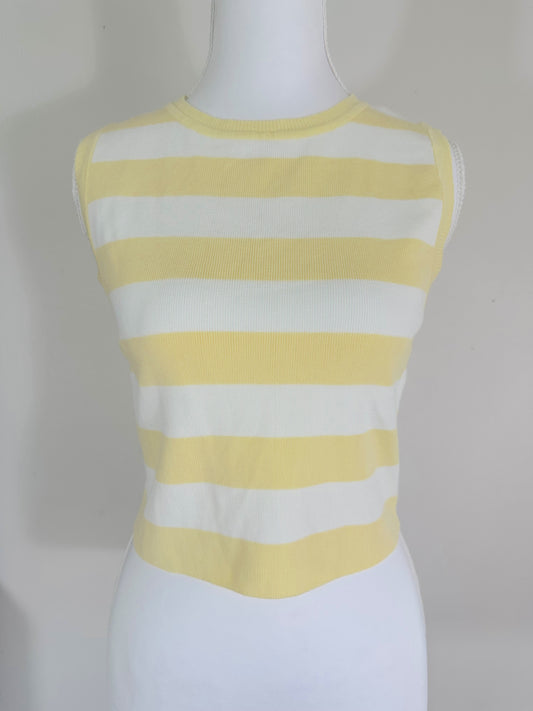 Yellow Striped Top