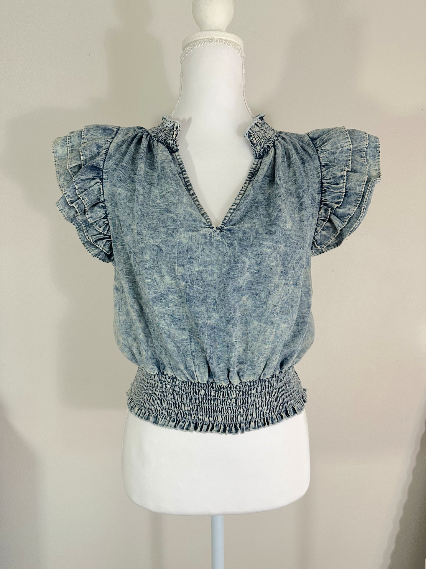 Chambray Top
